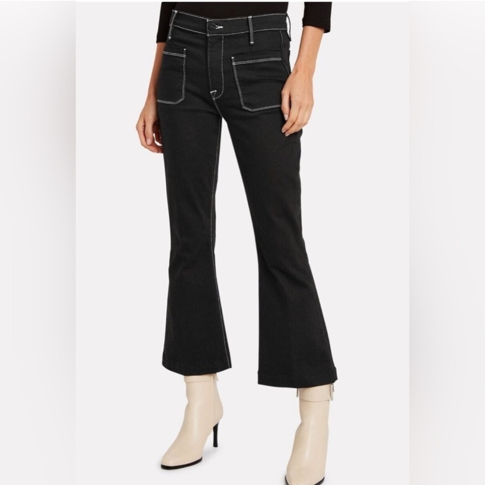Frame Le Bardot crop flare jeans 25